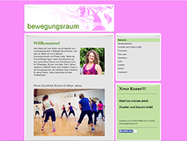 Webseite Bewebungsraum Ettlingen